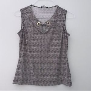 NWT Tommy Hilfiger sleeveless abstract print top
